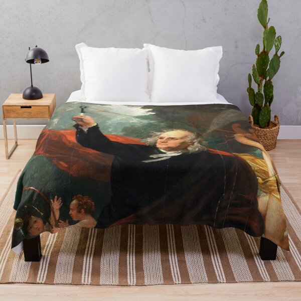 Item preview, Benjamin Franklin Drawing Electricity from the Sky (1816) designed and sold by allhistory.