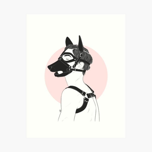 子 犬 Art Print