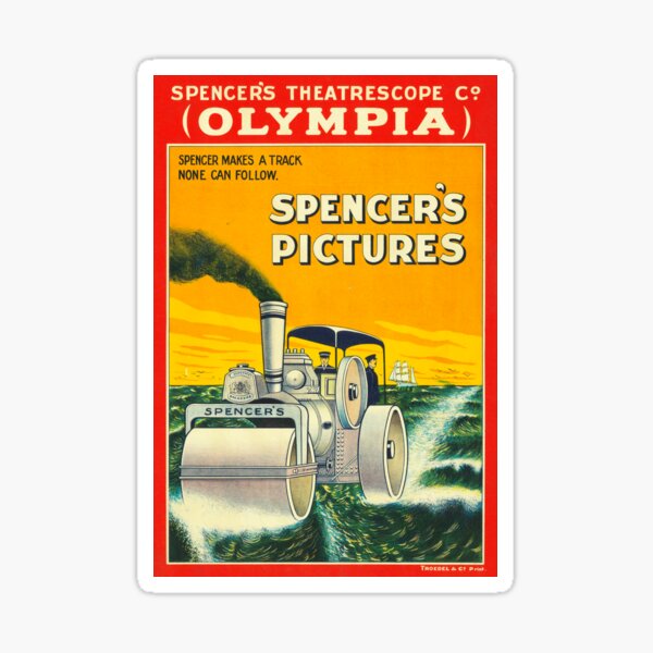 " Steamroller Spencers Pictures Poster Australia" Sticker by
