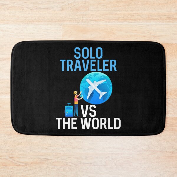 Item preview, Solo Traveler vs The World Explorer Gift designed and sold by Maljonic.