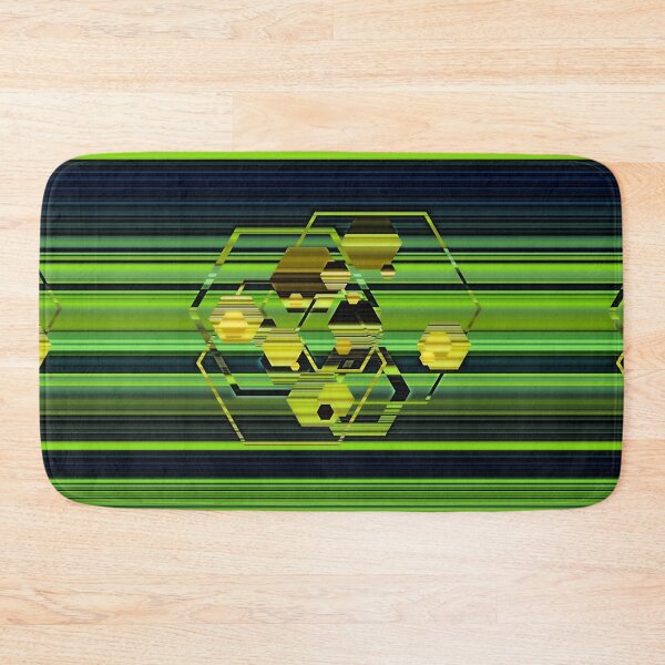 Item preview, Hexagons on Stripes designed and sold by Dana Roper.