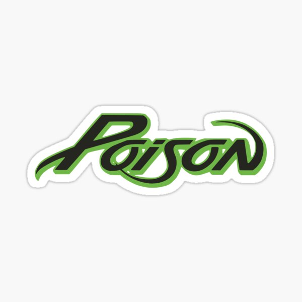 Poison Logo Sticker