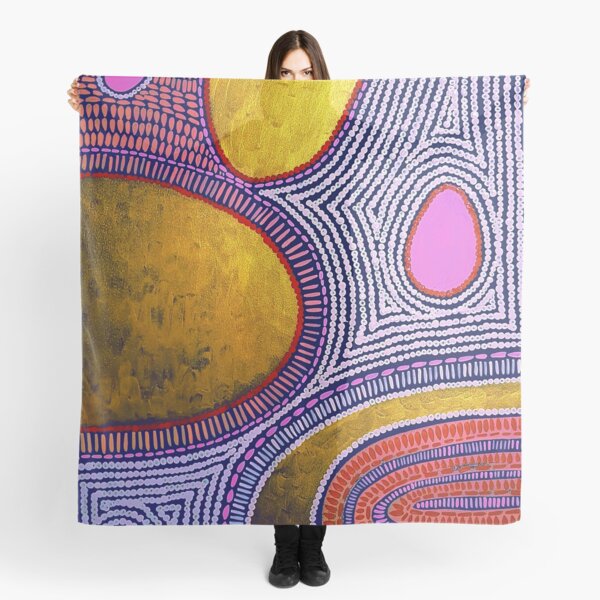 #565 - Nourish The Mind - Artist Nathalie Le Riche Scarf