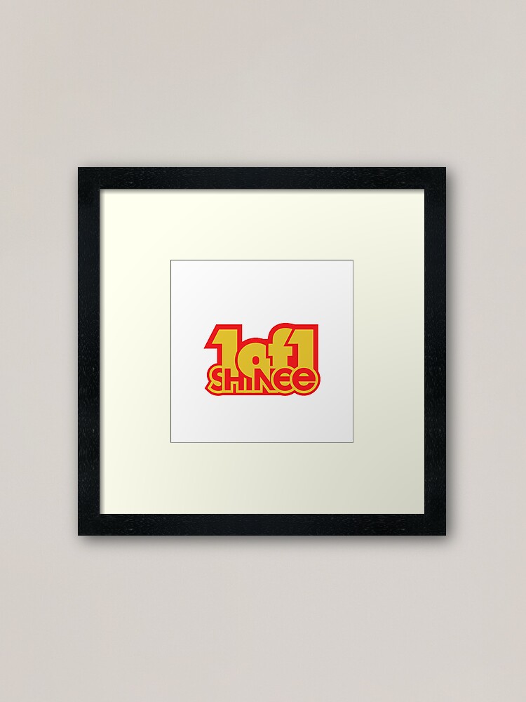 Shinee 1 Of 1 Logo Framed Art Print By Streamboom Redbubble