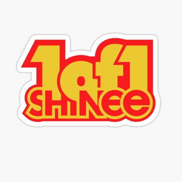 Shinee 1 Of 1 Logo Sticker By Streamboom Redbubble