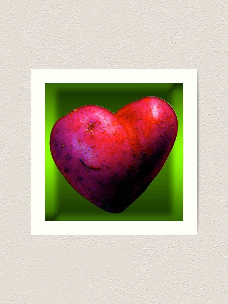Alternate view of I LOVE Spuds! Art Print