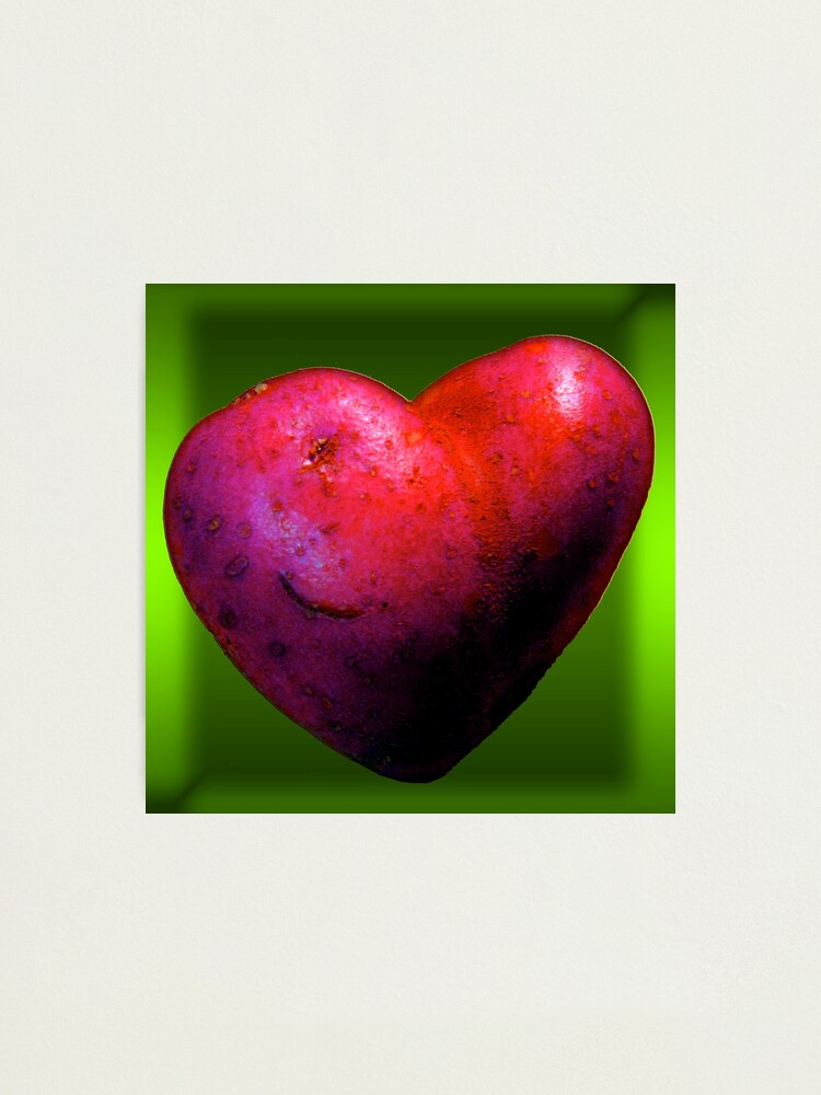 Alternate view of I LOVE Spuds! Photographic Print