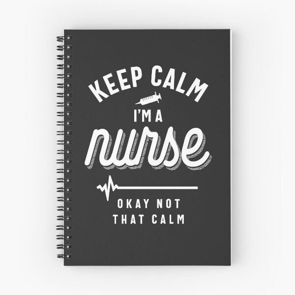 Item preview, Keep Calm I'm A Nurse T Shirt Funny Heartbeat designed and sold by cidolopez.