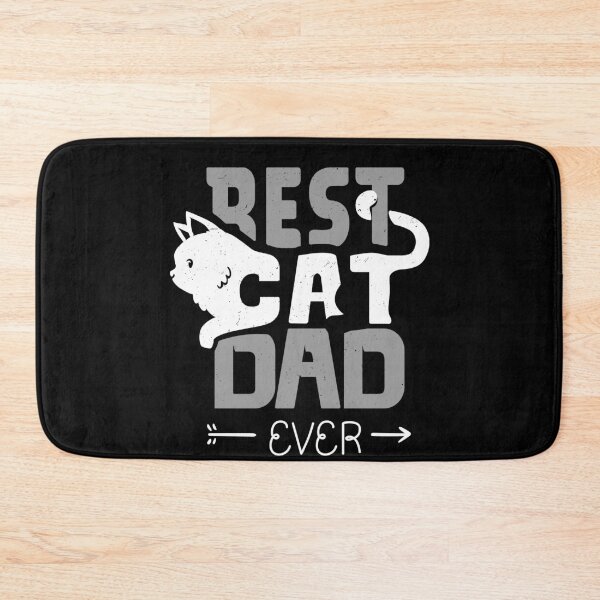 Item preview, Best Cat Dad Ever Typography Design designed and sold by cartoonice.