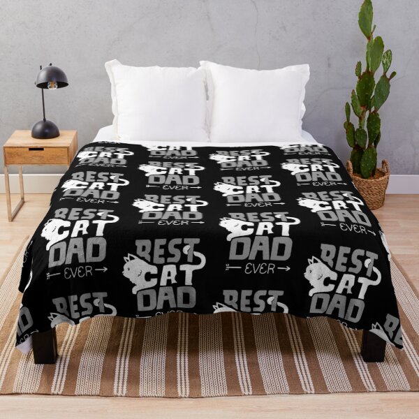 Item preview, Best Cat Dad Ever Typography Design designed and sold by cartoonice.