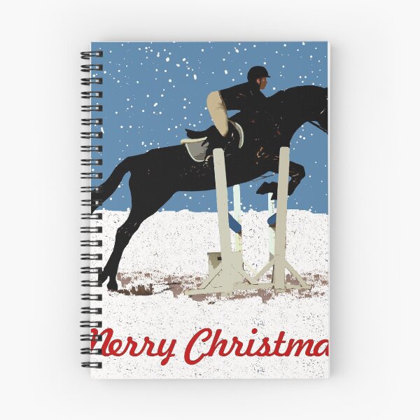 Item preview, Pretty Christmas Horse Jumping  designed and sold by Patricia Barmatz.