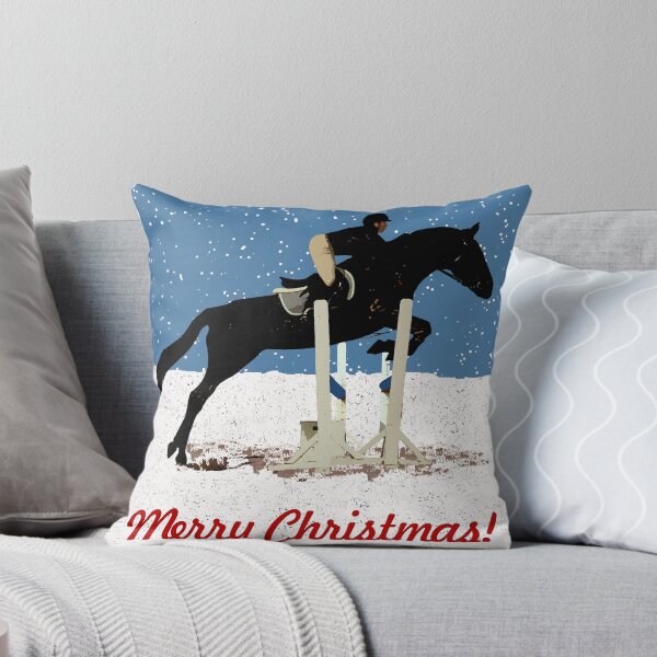 Item preview, Pretty Christmas Horse Jumping  designed and sold by Patricia Barmatz.