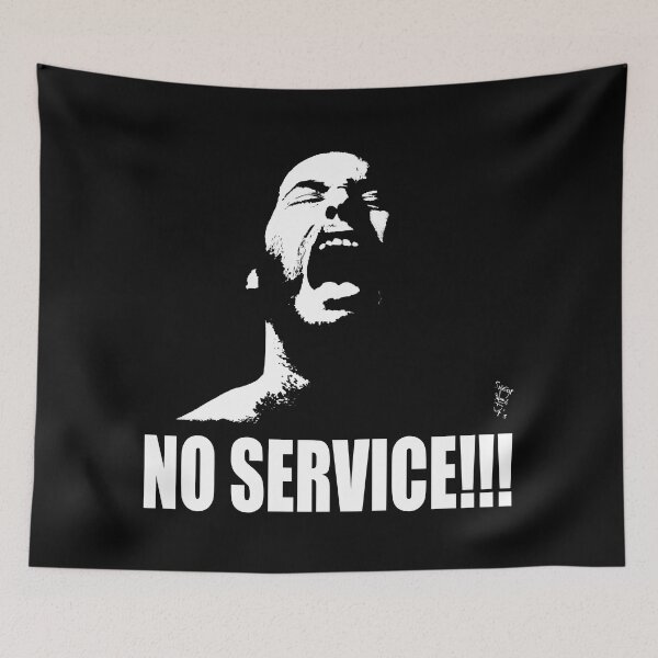 Item preview, NO SERVICE!!! by Swoot - Black Apparel designed and sold by swoottees.