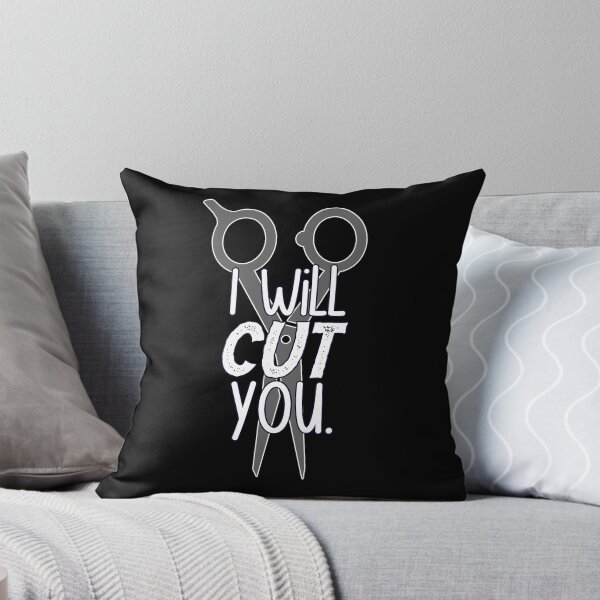 Item preview, I Will Cut You | Funny Salon Hairdresser Design designed and sold by SuperUberLame.