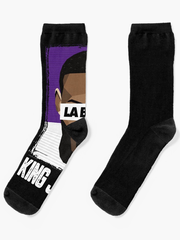 lebron james socks lakers