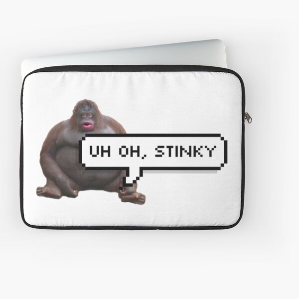 Uh Oh Stinky Laptop Sleeves Redbubble - uh oh stinky roblox id rmusic coder