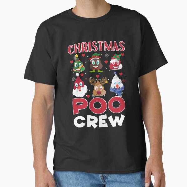 Item preview, Christmas Poo Crew Funny Christmas Poop Emoticons designed and sold by MerchK1ng.