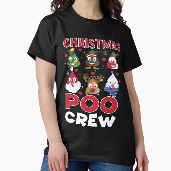 Item preview, Christmas Poo Crew Funny Christmas Poop Emoticons designed and sold by MerchK1ng.