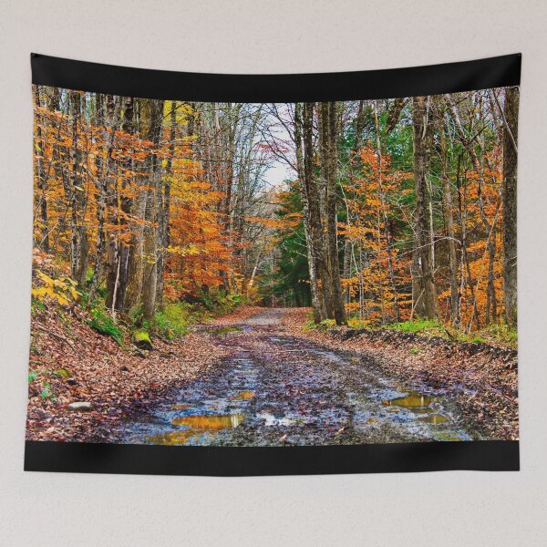 Item preview, Autumn back road designed and sold by dave-settle.