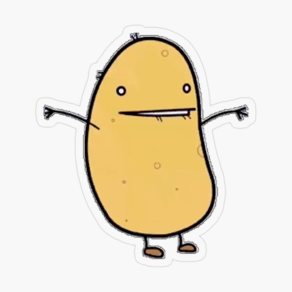 Emotional Support Potato #3 Greeting Card by a-lazybee