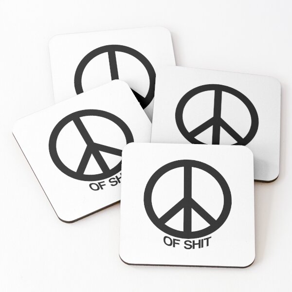 Item preview, Peace (Of Shit) designed and sold by Nostalgia Busters.