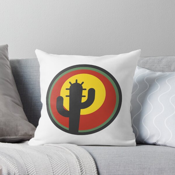 The Desert Awaits Throw Pillow