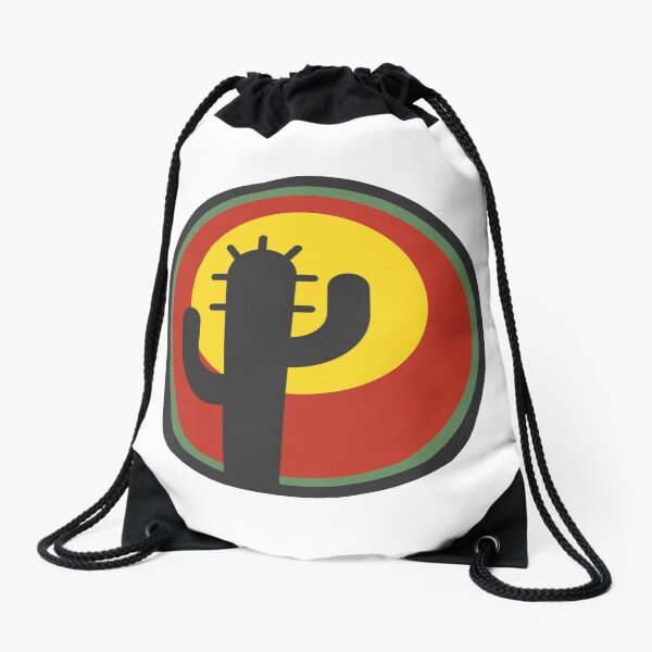 The Desert Awaits Drawstring Bag