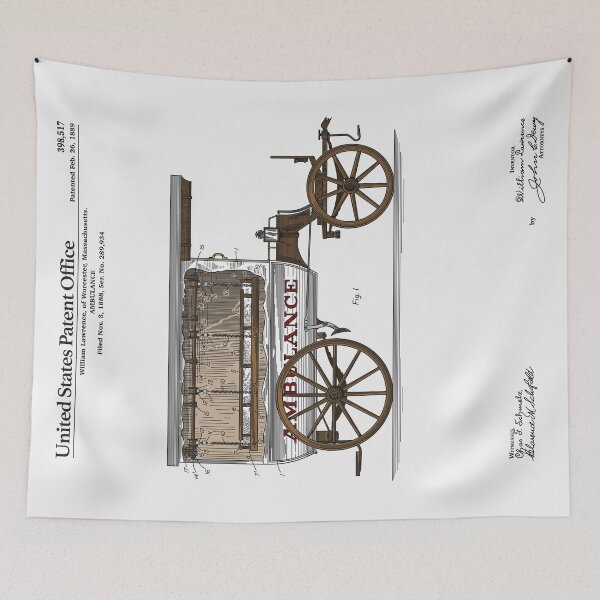 Item preview, Ambulance Patent designed and sold by FinlayMcNevin.