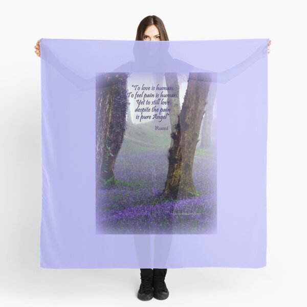Bluebells and Rumi Scarf