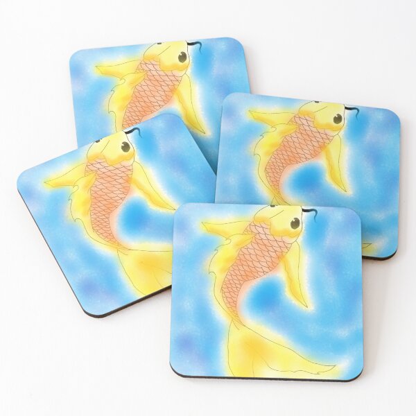 Item preview, watercolor Coy fish designed and sold by jaq-101.