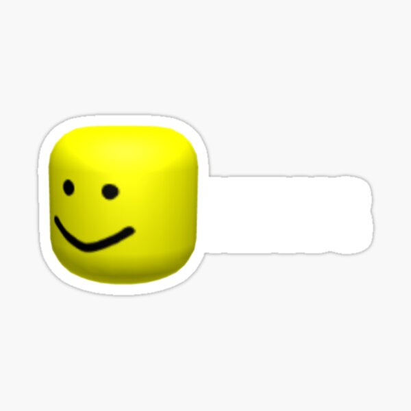 Roblox Noob Head Oof Sticker - Sticker Mania