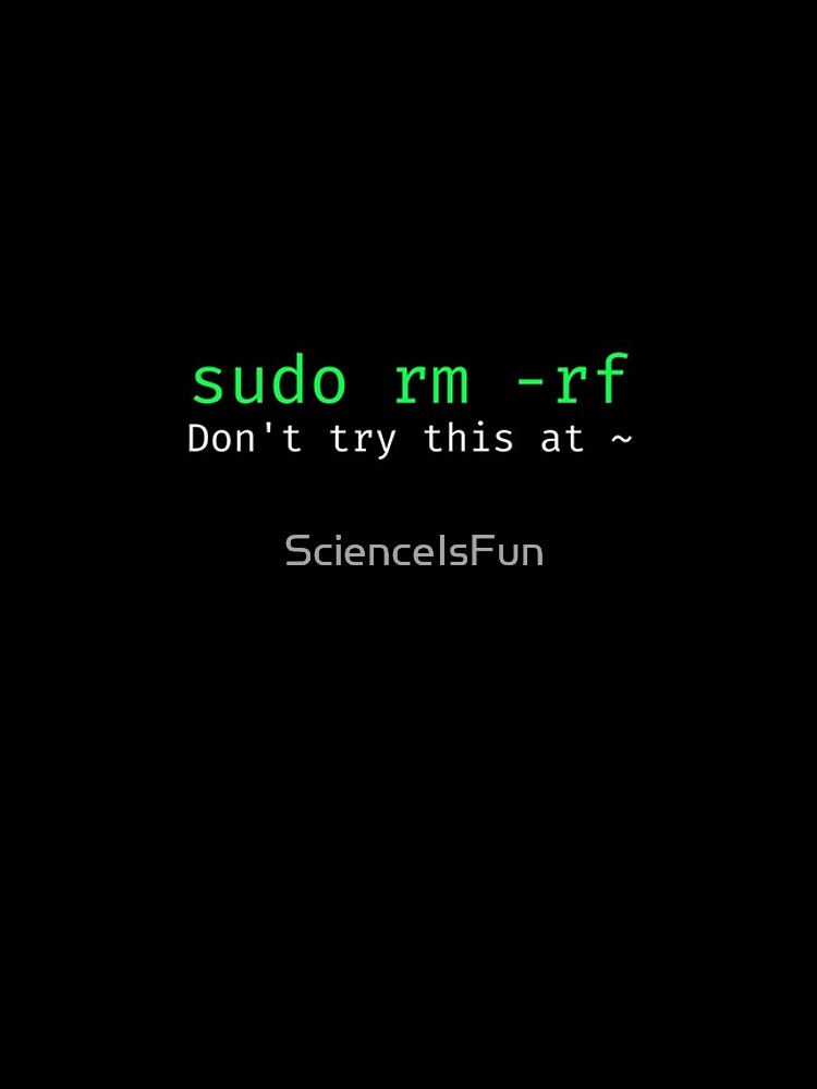 Thumbnail 4 of 4, iPhone Case, sudo rm -rf - Funny Linux sysadmin command line designed and sold by ScienceIsFun.