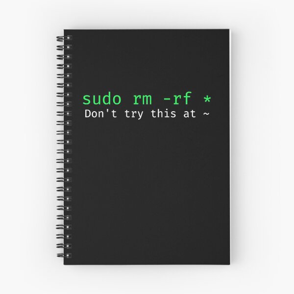 Item preview, sudo rm -rf - Funny Linux sysadmin command line wildcard designed and sold by ScienceIsFun.