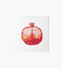 Low Poly Watercolor Pomegranate Art Board