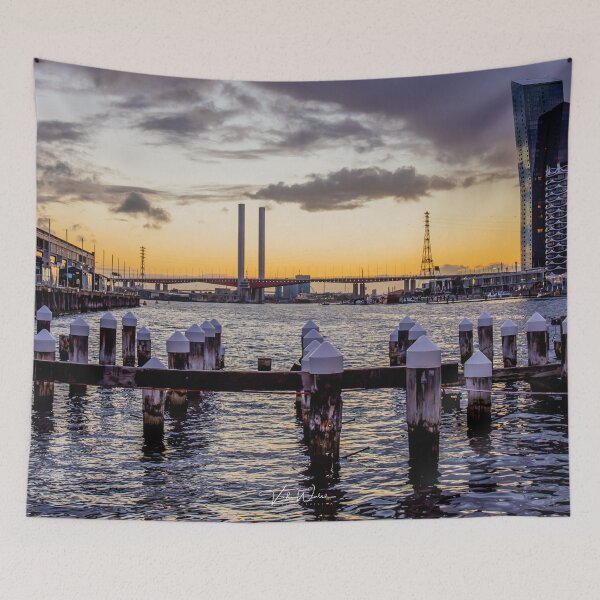 Item preview, Melbourne docklands & Bolte Bridge, Victoria, Australia designed and sold by Vicki Walsh.