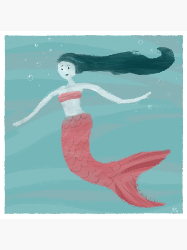 Thumbnail 3 of 3, Sticker, Mermaid designed and sold by Angypants.