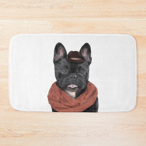Item preview, Drawing dog breed French Bulldog portrait oil painting.  designed and sold by bonidog.