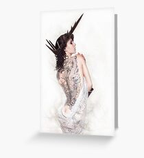 Barbed Beauty Greeting Card
