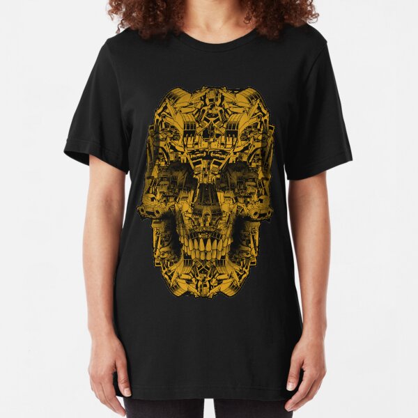 Skull Heavy Equipment Slim Fit T-Shirt