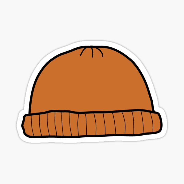 Orange Beanie with Black Hair - Roblox