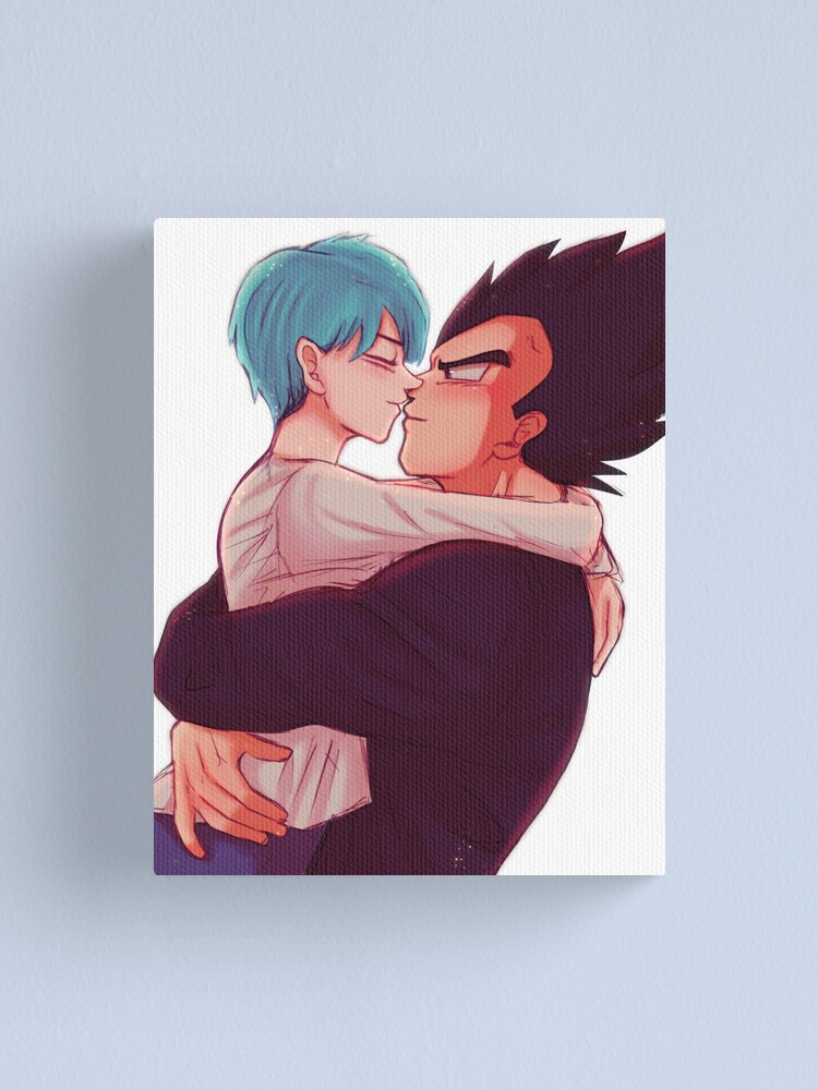 Vegeta Und Bulma Leinwanddruck Von Bardockswife Redbubble