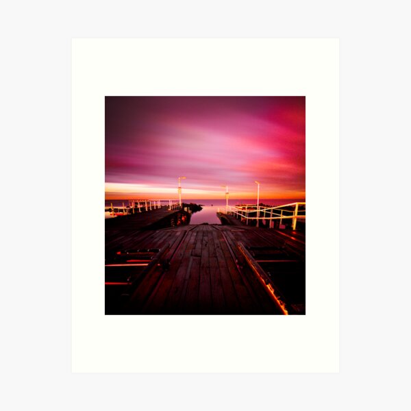Item preview, Launched - Williamstown Beach Jetty designed and sold by Solewearer.