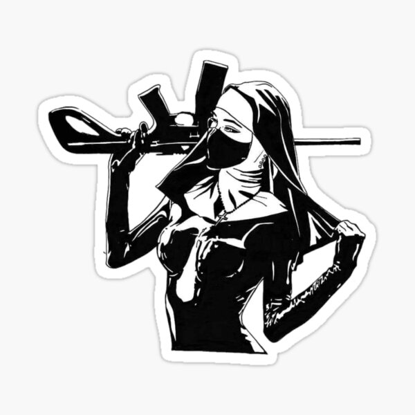 Supreme sales nun sticker