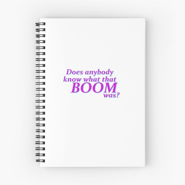 Item preview, Does anybody know what that boom was? designed and sold by whirlybird.