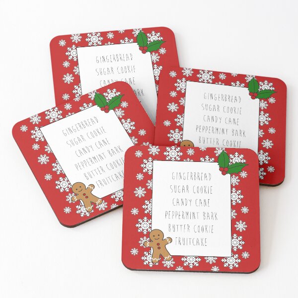 Item preview, Classic Holiday Sweets List designed and sold by MaplewoodMerch.