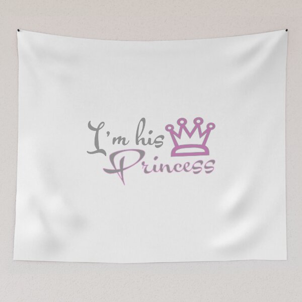 Item preview, I'm His Princess Crown Matching Couples Graphic product designed and sold by nikkidawn74.