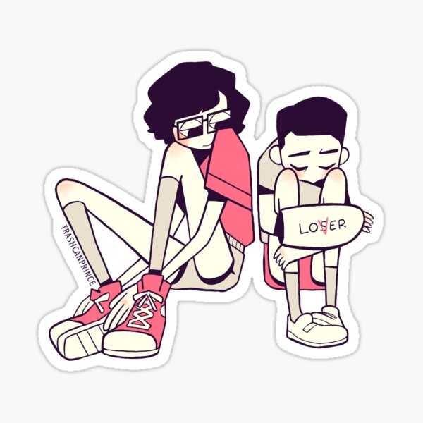 R + E Sticker