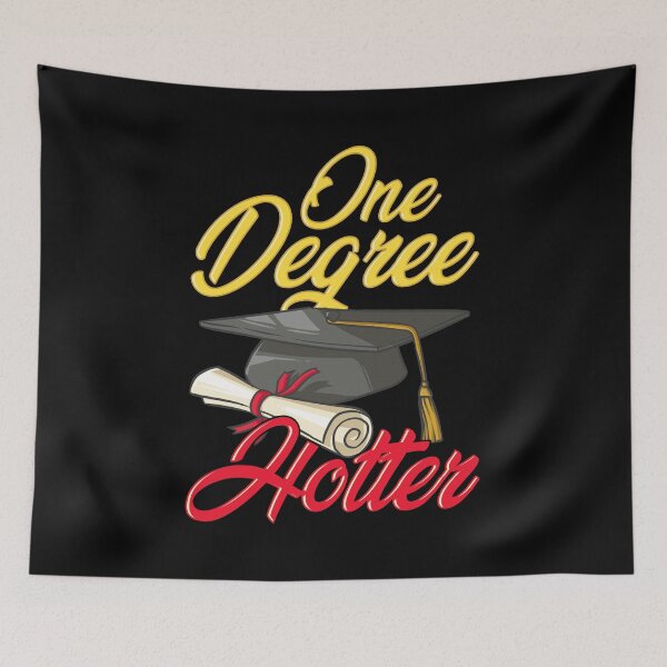 Item preview, Cute One Degree Hotter College Graduation Day Pun designed and sold by perfectpresents.