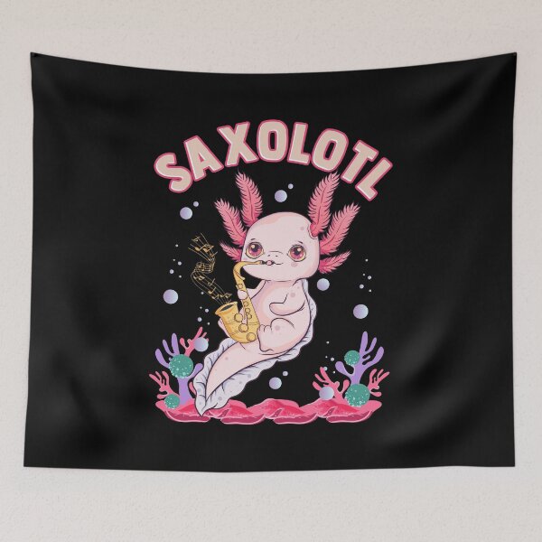 Item preview, Cute Saxolotl Adorable Sax Playing Axolotl Pun designed and sold by perfectpresents.