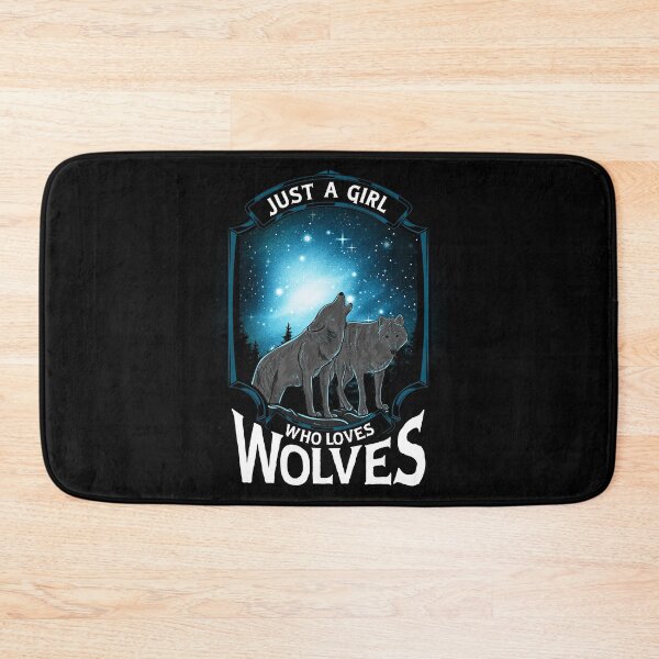 Item preview, Cute Just A Girl Who Loves Wolves Lone Wolf designed and sold by perfectpresents.